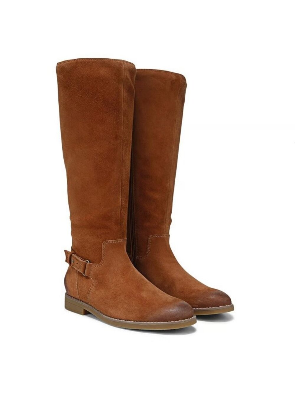 NEW Vionic Rochelle Tall Boots Knee High Equestrian Suede Womens 8.5 Wide Calf